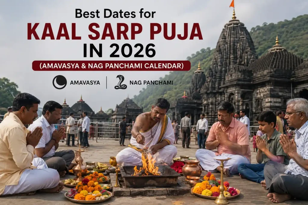 Dates for Kaal Sarp Puja in 2026